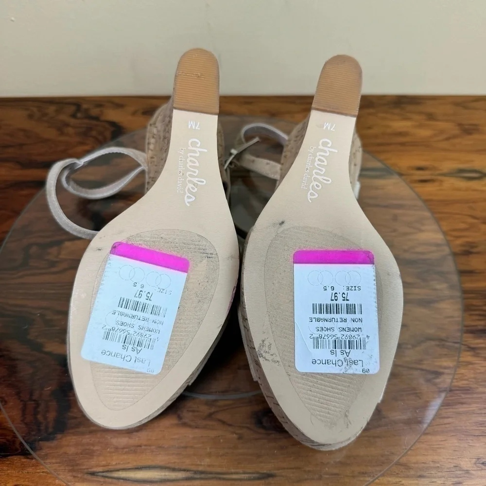 Charles By Charles David Lambert Sandals in Nude